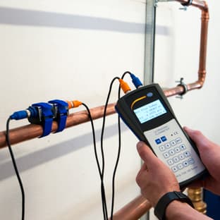 PCE-TDS 100 Series Ultrasonic Flow Meter for HVAC